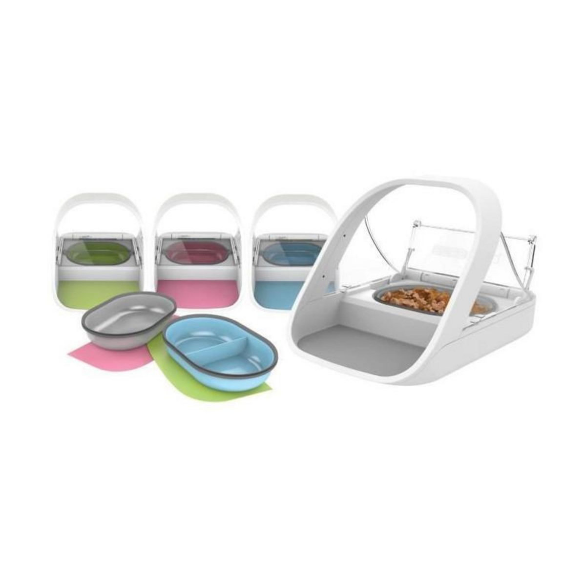 GENERIQUE SUREFEED Distributeur de nourriture a puce electronique blanc pour chat et chien - pour croquettes ou alimentation humide