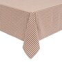 Voir la diapositive 1 : ATMOSPHERA Nappe Vichy en Coton  Floral  150x250cm Marron