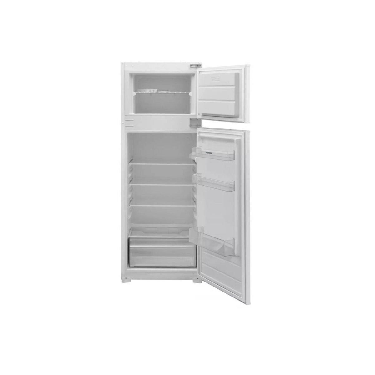 TELEFUNKEN Réfrigérateur combiné intégrable à glissières 210l - TKR2D210BIE