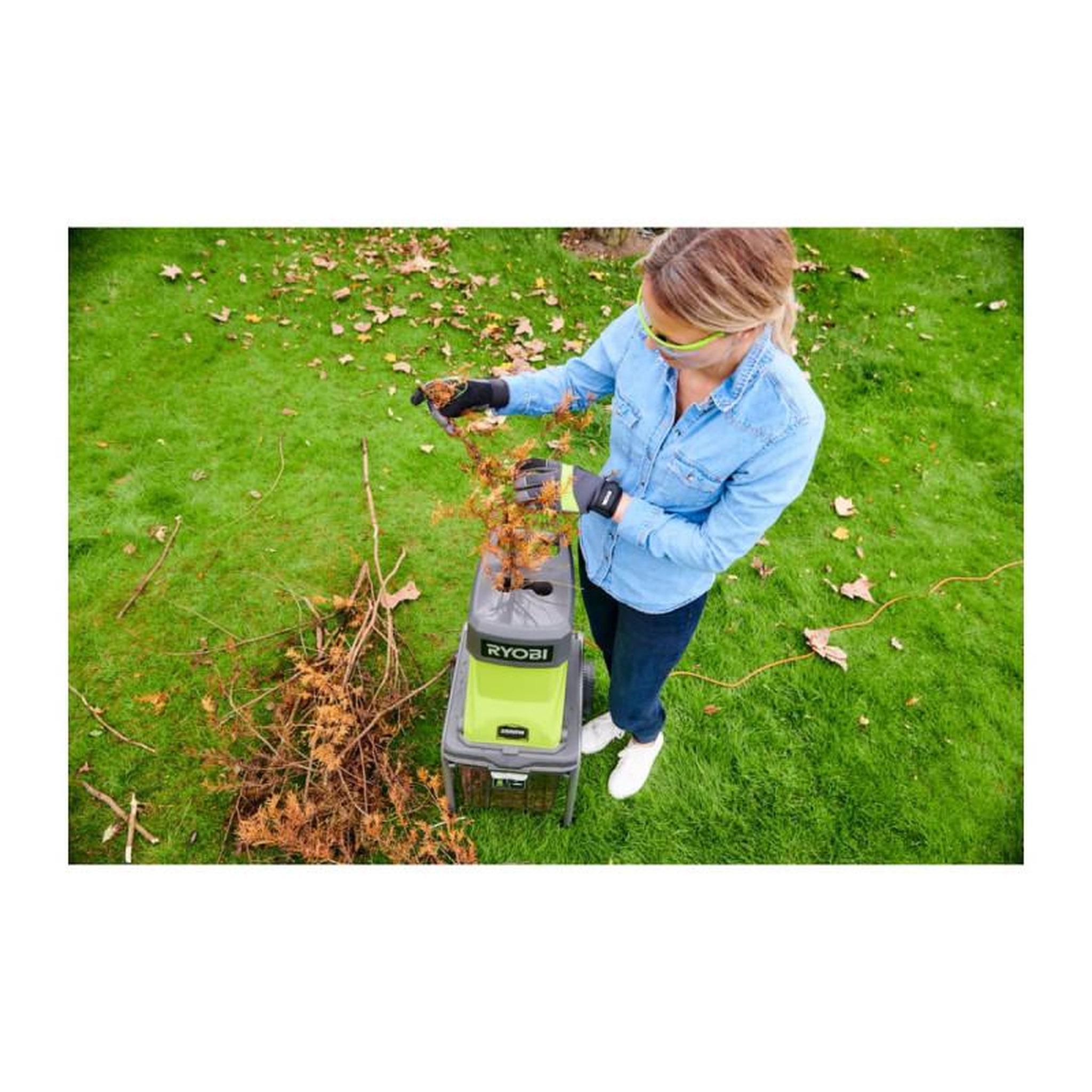 Voir la diapositive 5 : Ryobi Pack ryobi broyeur de végétaux 2500w rsh2545b - jeu de 2 lames pour broyeur rac351