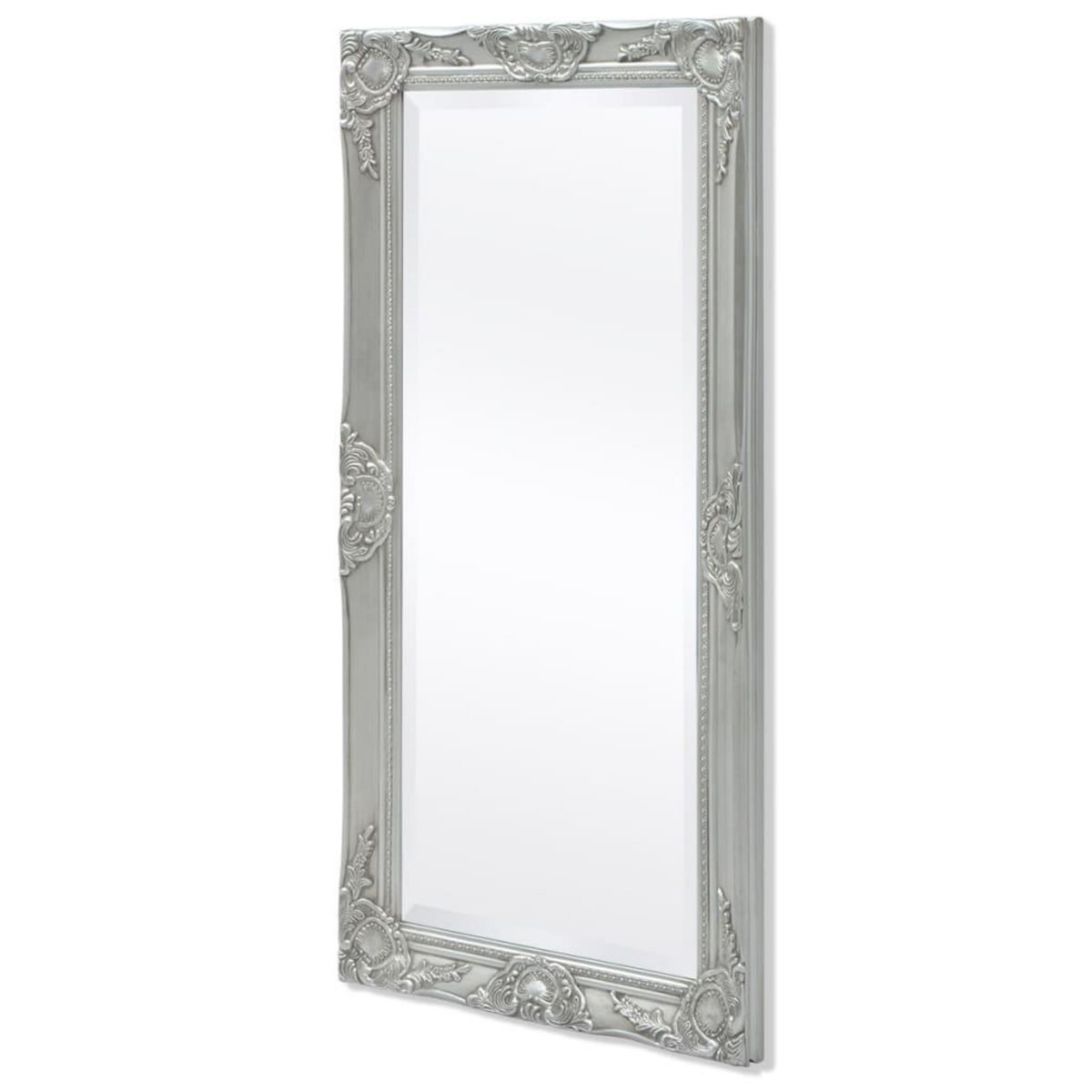 VIDAXL Miroir mural style baroque 100x50 cm Argente