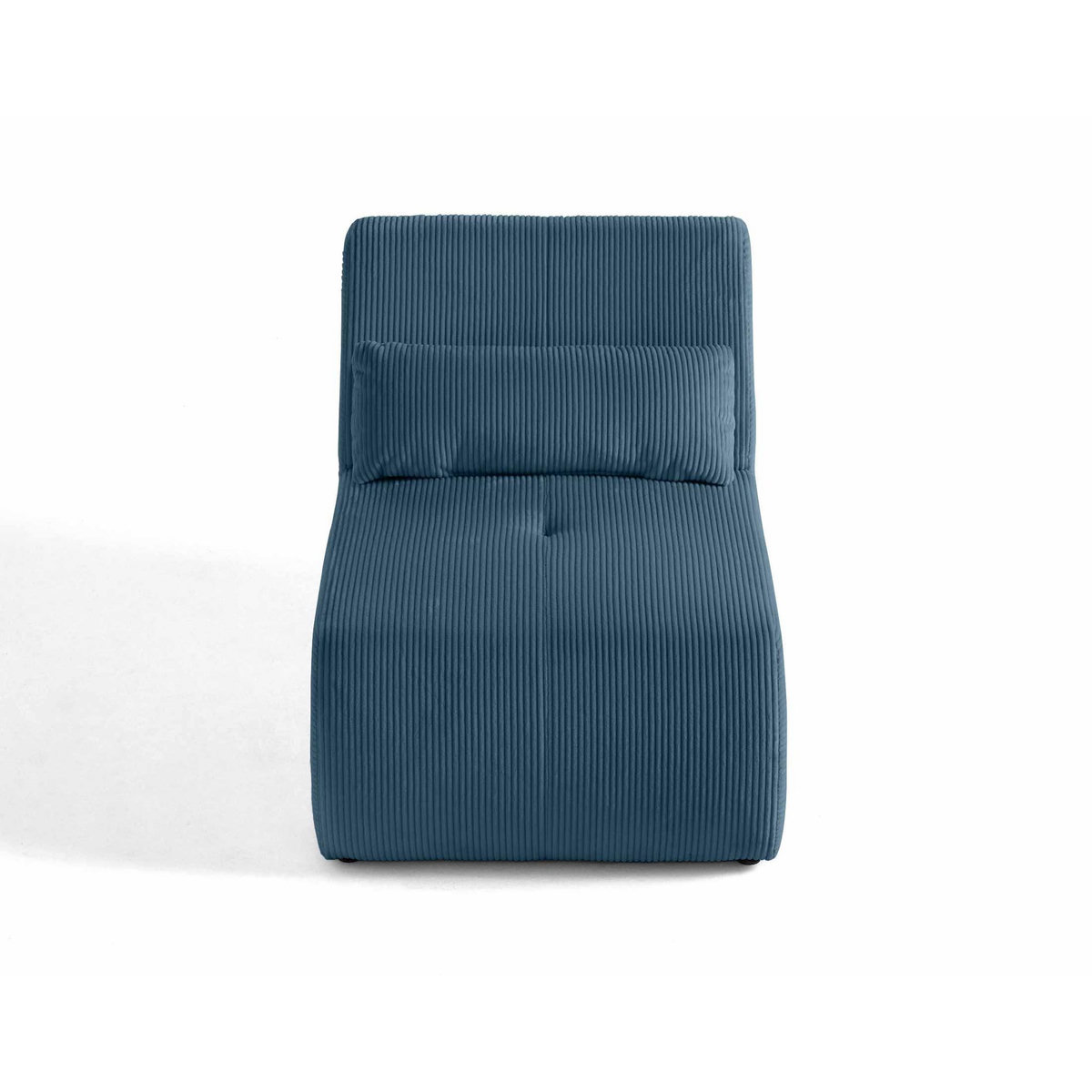 LISA DESIGN Onyx - fauteuil sans accoudoirs - en velours côtelé
