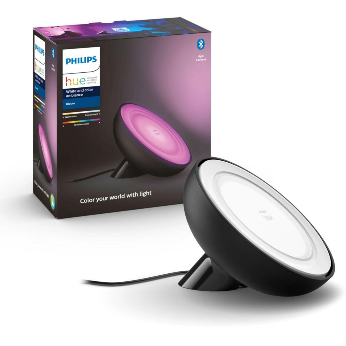 Philips Lampe connectée HUE W&C Bloom Noir