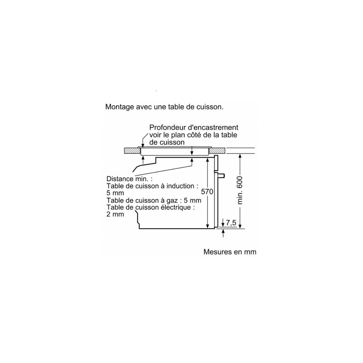 Neff Four intégrable multifonction 71l 60cm pyrolyse inox - B2ACJ7AN3F