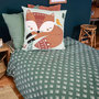 Voir la diapositive 5 : COTE DECO Parure de lit enfant Renard - 100% coton 57 fils/cm² - 140 x 200 cm