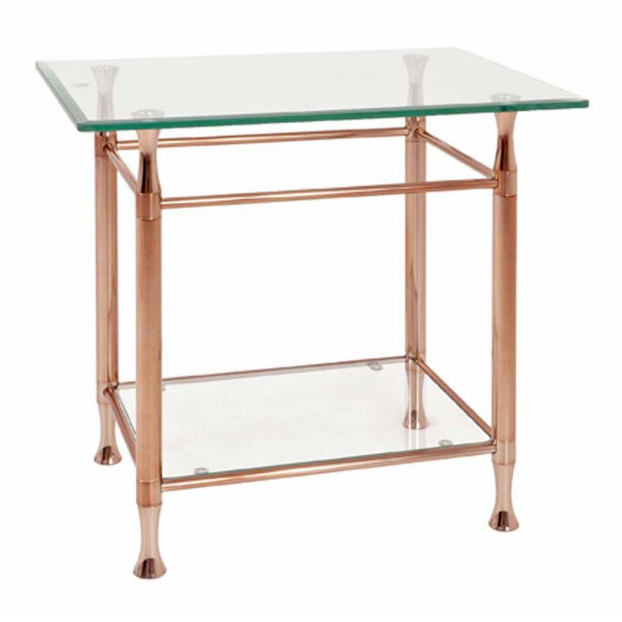 Paris Prix Table d'appoint 2 niveaux  hyva  58cm cuivre