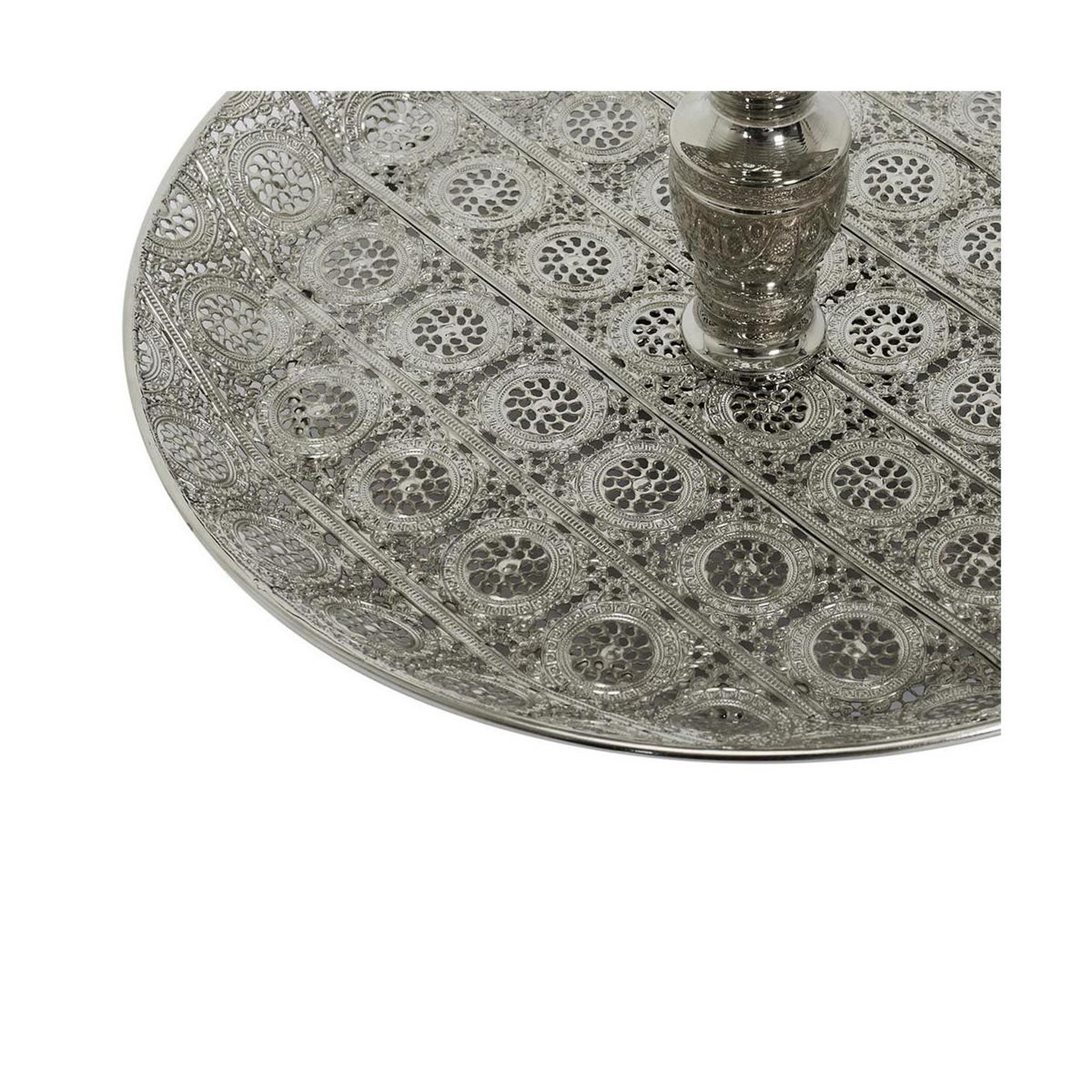 Voir la diapositive 3 : The Home Deco Factory Plateau de Présentation  Mirage  49cm Argent