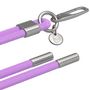 Voir la diapositive 4 : FORCE CASE Bandoulière Cordon violet détails Silver