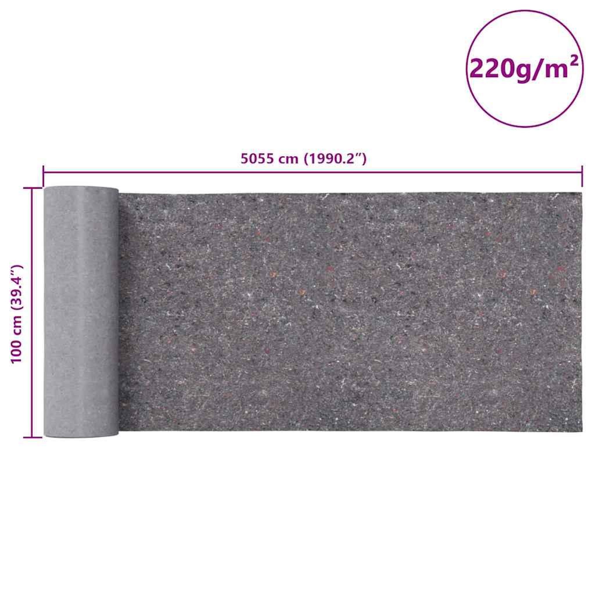 Voir la diapositive 6 : VIDAXL Bache de protection contre peinture 5055 cm 220 g/m² gris