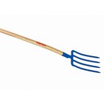 REVEX Fourche à bêcher acier forgé REVEX manche bois L.100 cm