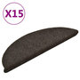 Voir la diapositive 2 : VIDAXL Tapis d'escalier autocollants 15 pcs anthracite 56x17x3 cm