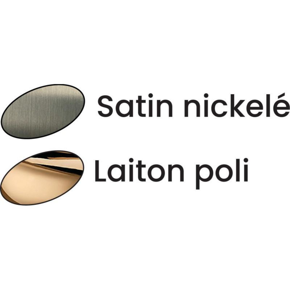 HERACLES Paire de rosace MORGAN type clé I finition laiton poli HERACLES B MORGA LP07