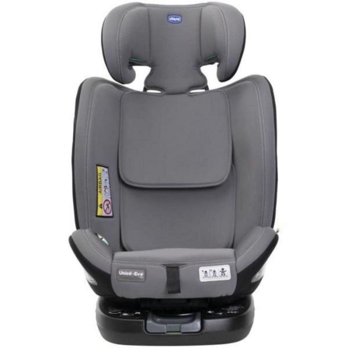 CHICCO Siege Auto Siege-auto - CHICCO - UNICO EVO - Groupe 0/1/2/3 - I-Size - Inclinable - Réducteur - Grey Black