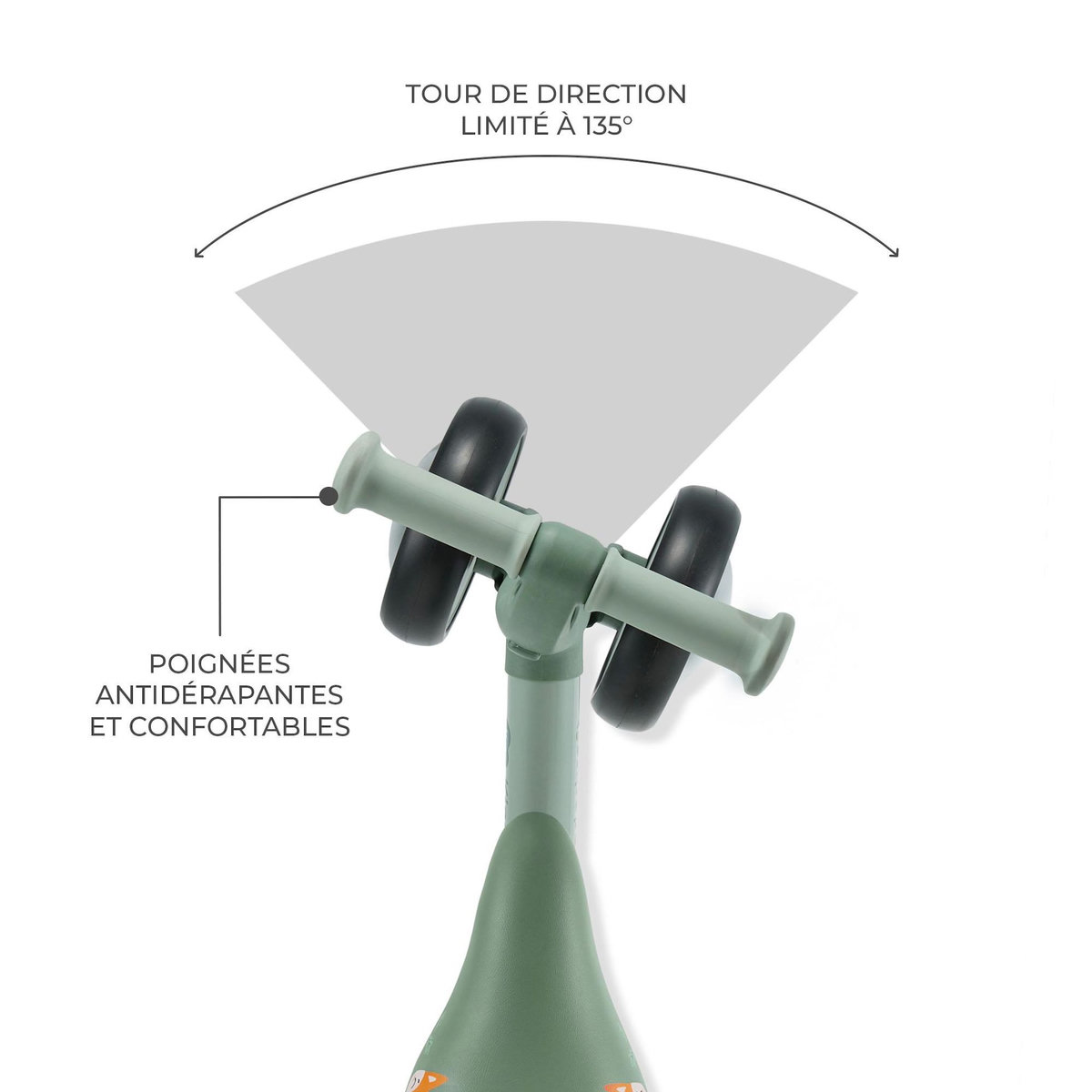 KINDERKRAFT Draisienne enfant roues led dès 2 ans