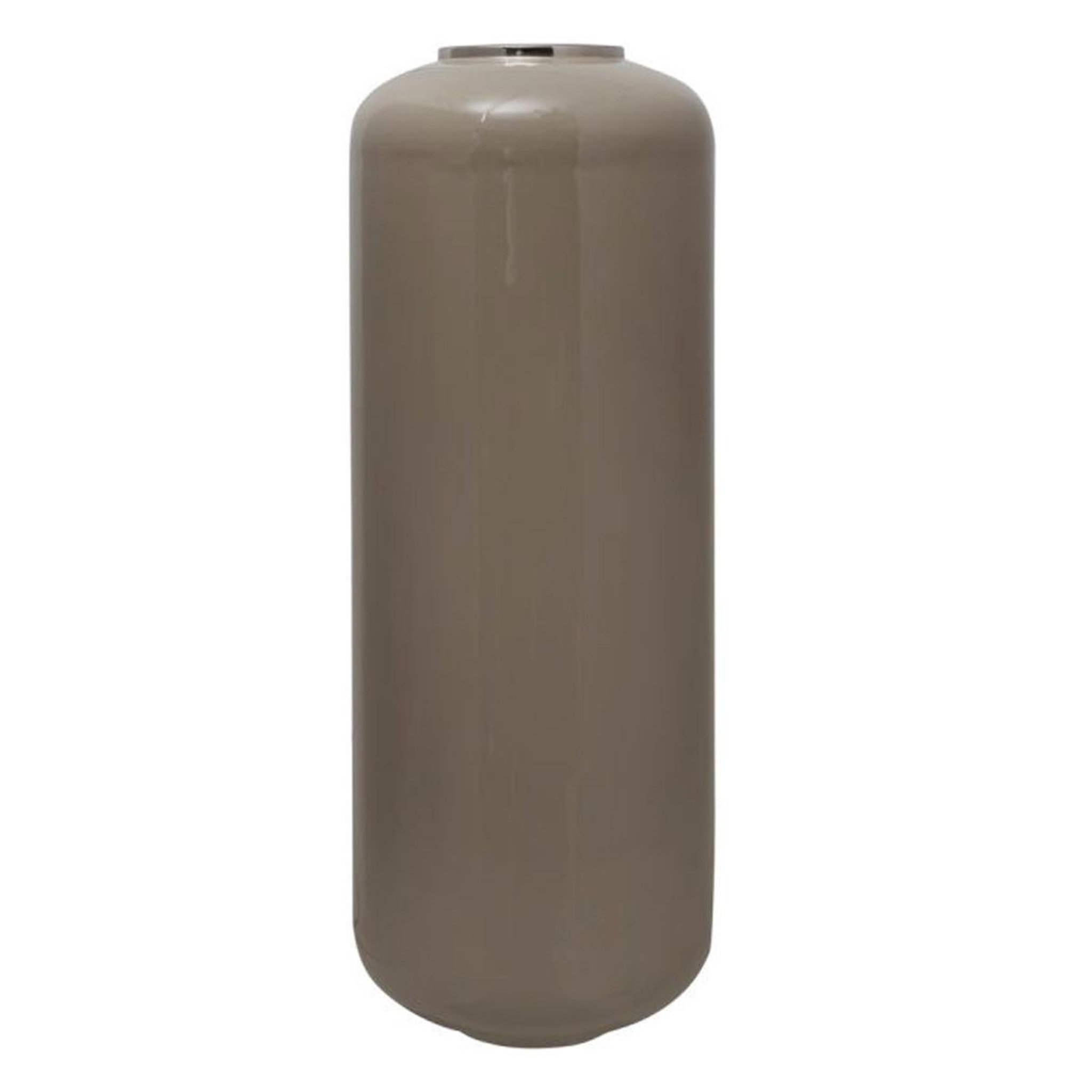 Voir la diapositive 1 : Paris Prix Vase design  touna  81cm taupe & argent