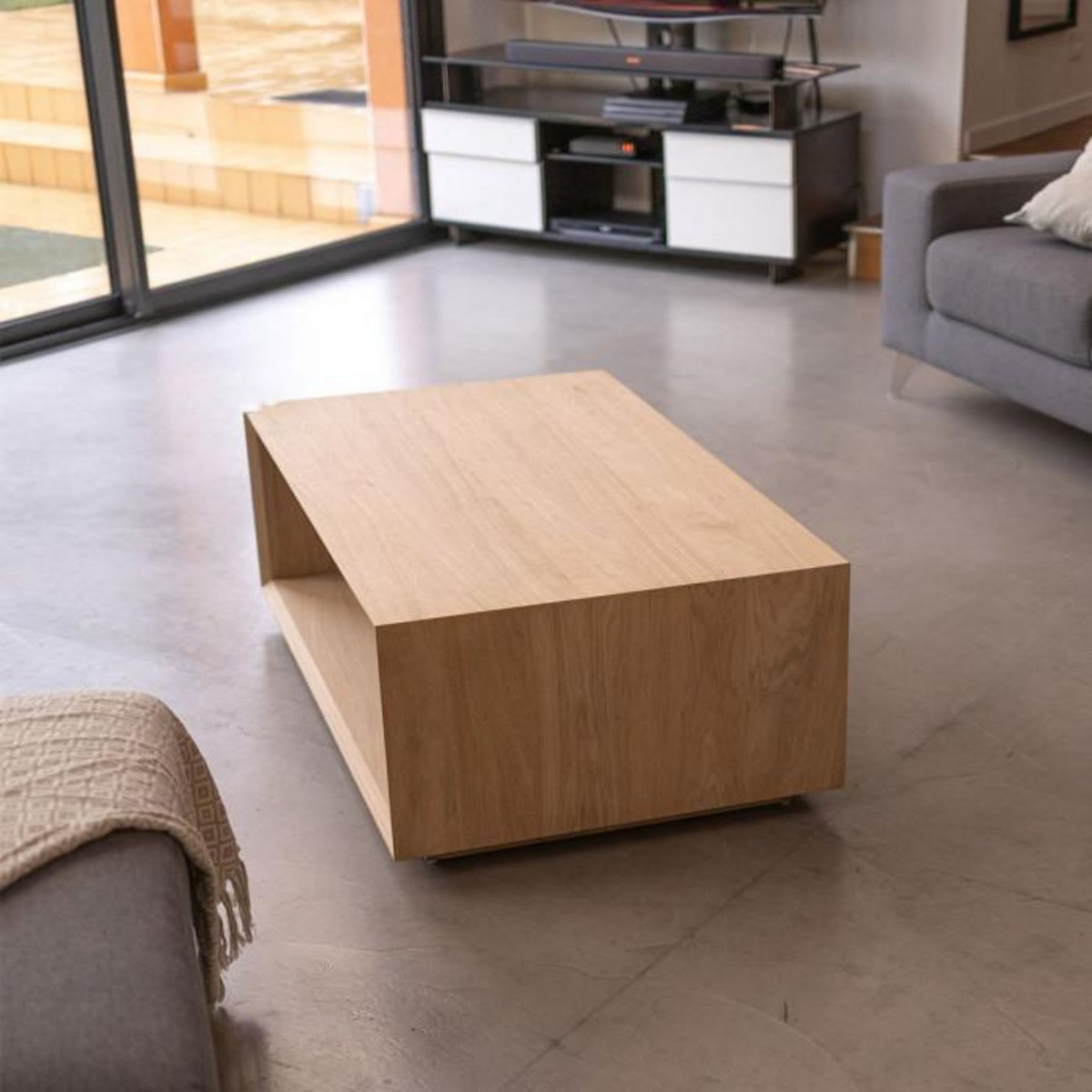 Paris Prix Table Basse  Kubico  120cm Chêne Massif