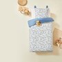 Voir la diapositive 6 : Petit Béguin Housse de couette enfant + taie d'oreiller en flanelle Océan d'amour