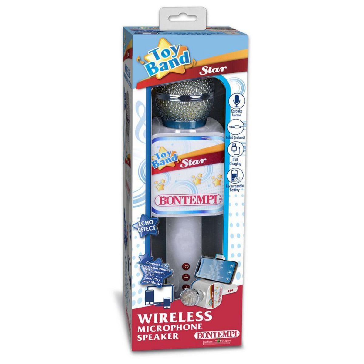 Bontempi Microphone haut-parleur sans fil