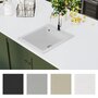 Voir la diapositive 3 : VIDAXL Evier de cuisine Granite Blanc creme