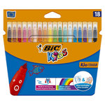 BIC Feutres de coloriage pointe moyenne lavables x18