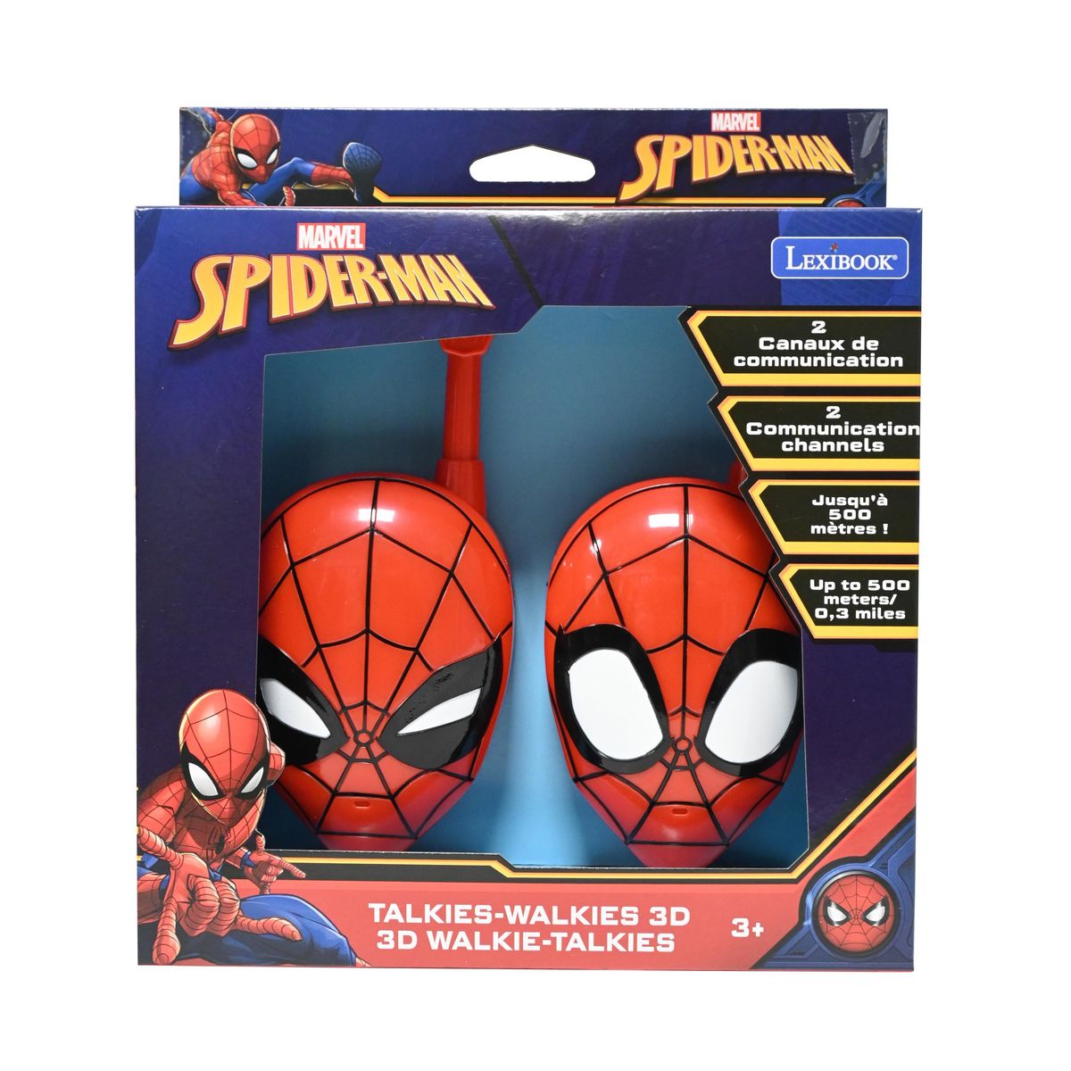 Lexibook Talkies-Walkies Spiderman 3D
