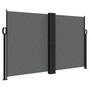 Voir la diapositive 2 : VIDAXL Auvent lateral retractable anthracite 140x1200 cm