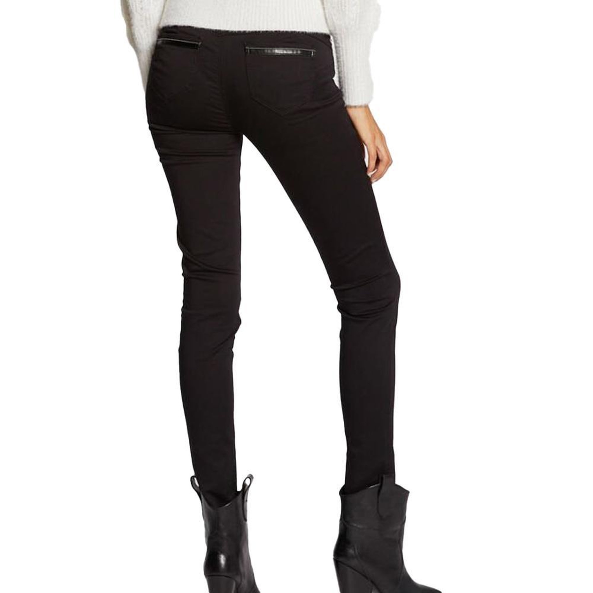 Voir la diapositive 2 : MORGAN Pantalon Slim Noir Femme Morgan PACO