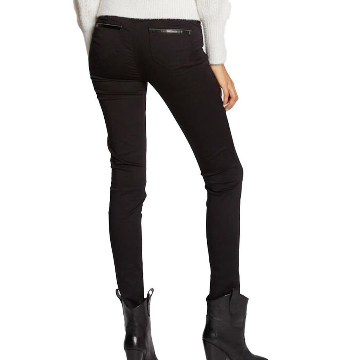 MORGAN Pantalon Slim Noir Femme Morgan PACO