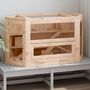 Voir la diapositive 2 : VIDAXL Cage a hamster 80x40x43 cm bois massif de sapin