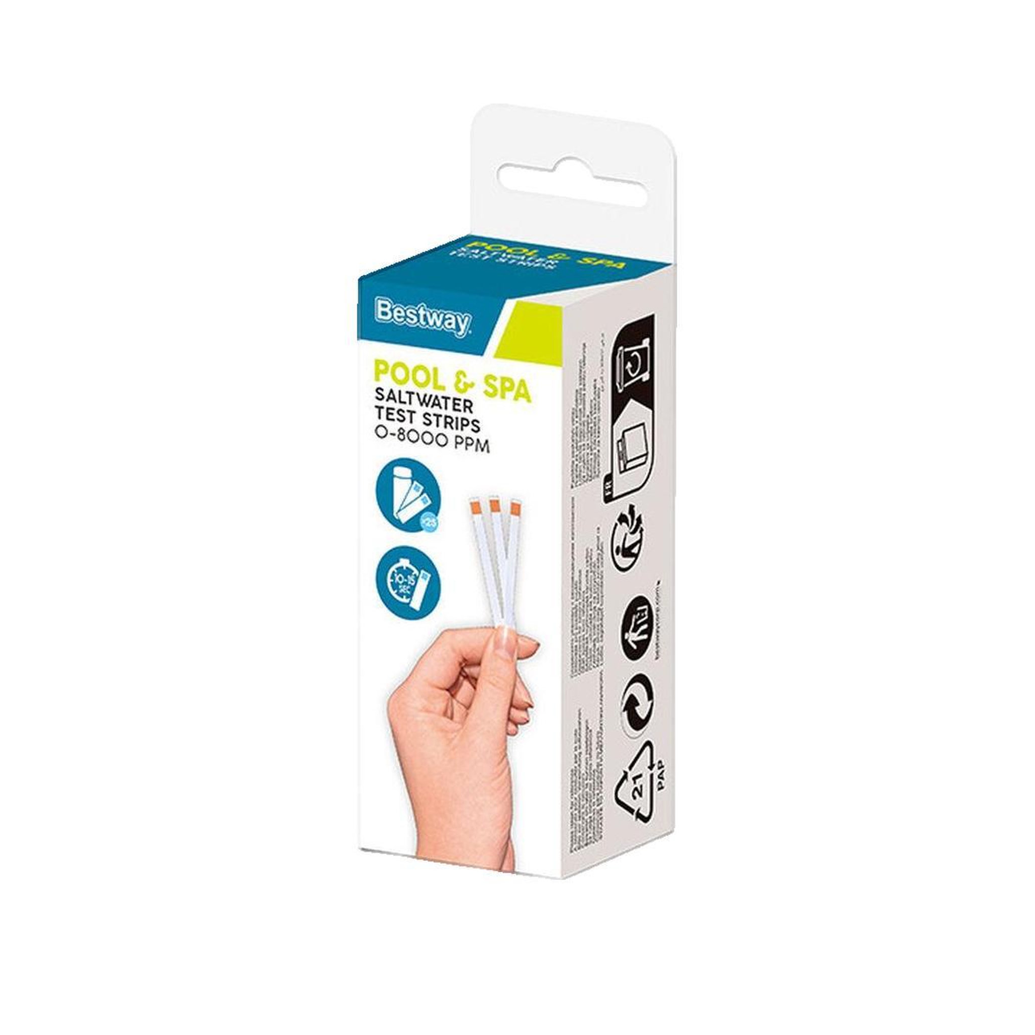 Voir la diapositive 3 : BESTWAY Bandes de test pour piscine 58767 25 unités