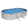 Voir la diapositive 3 : BESTWAY Bestway Piscine encadree hors sol ovale Hydrium 610x360x120 cm