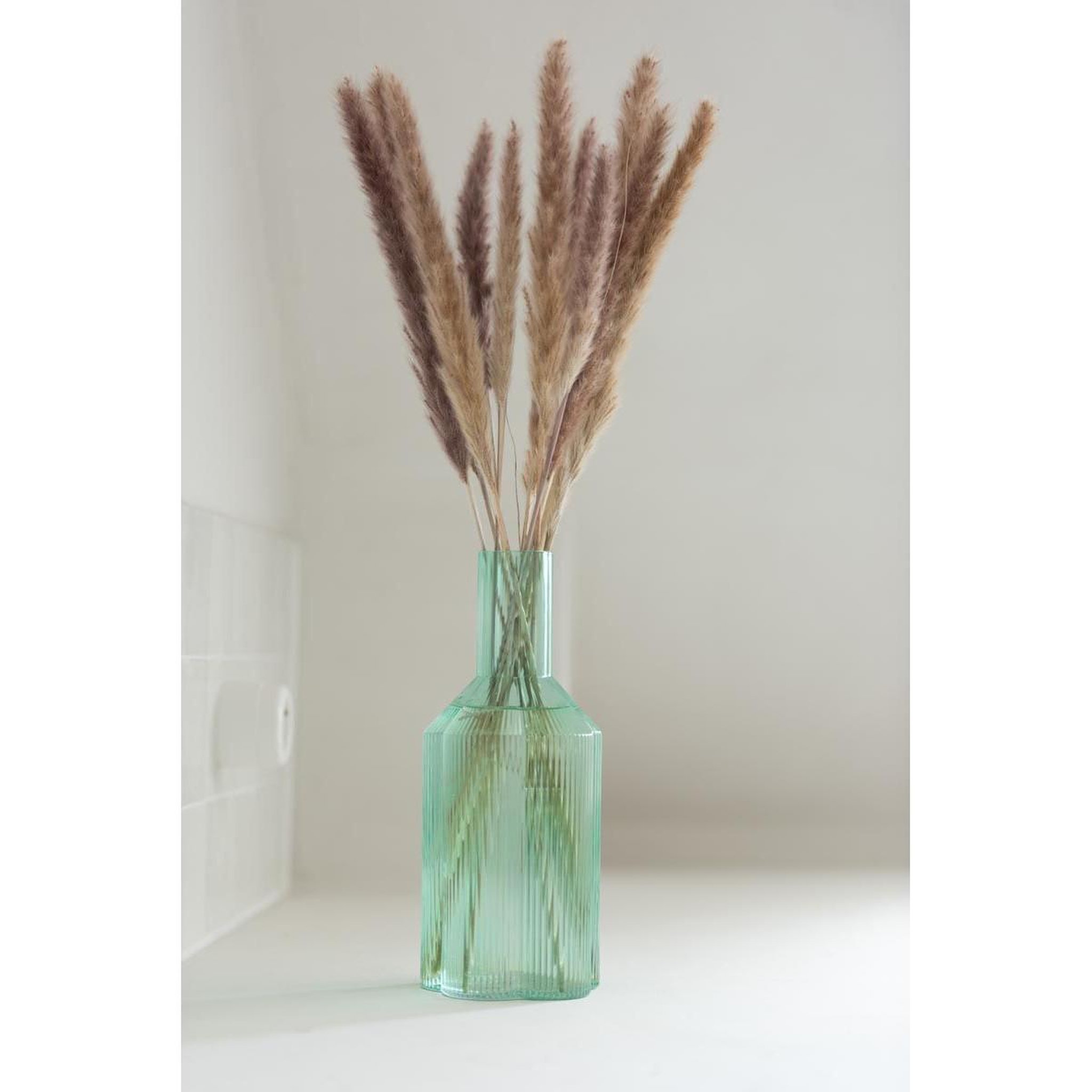 Voir la diapositive 4 : J-LINE Carafe design  fiore  1,35l azur