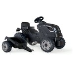 SMOBY Tracteur Farmer XL noir avec remorque