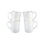 Voir la diapositive 3 : BJORN Mug PURE 40cl - 4 pièces - Blanc Neige