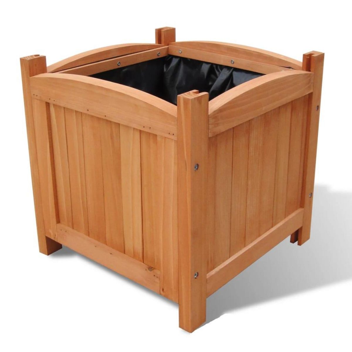 VIDAXL Ensemble de 2 lits sureleves Bois 30x30x30 cm
