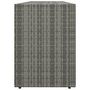 Voir la diapositive 5 : VIDAXL Armoire de rangement jardin Gris 198x55,5x80 cm Resine tressee