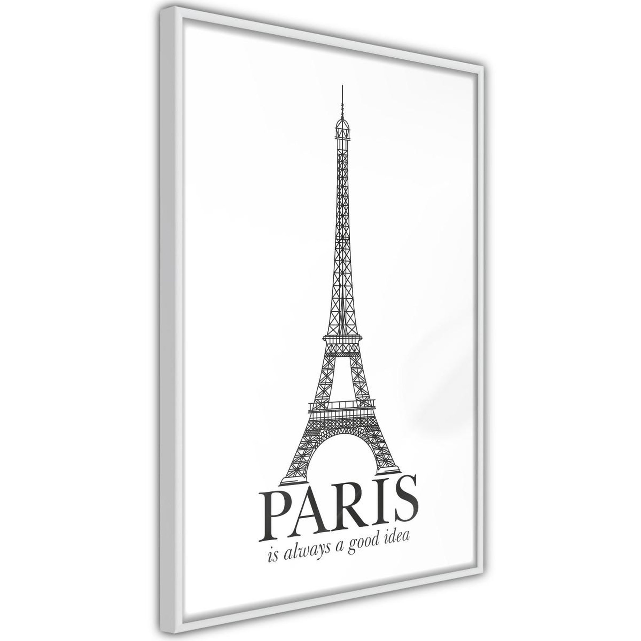 Paris Prix Affiche murale encadrée  eiffel tower