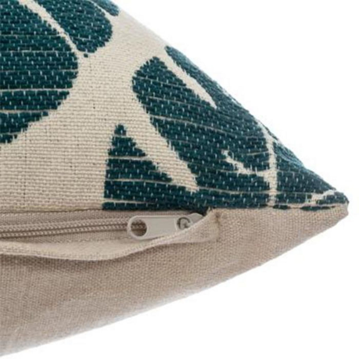 ATMOSPHERA Housse de Coussin  Chen Feuil  40x40cm Vert