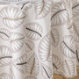 Voir la diapositive 2 : Paris Prix Nappe Antitache Ronde Imprimé  Alma  180cm Naturel