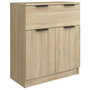Voir la diapositive 2 : VIDAXL Buffet Chene sonoma 60x30x70 cm Bois d'ingenierie