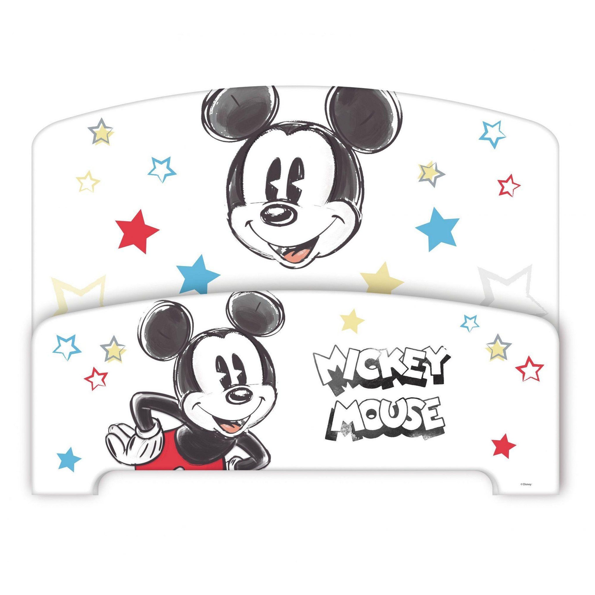Voir la diapositive 4 : DISNEY Lit enfant mickey 70x140 cm - mdf blanc