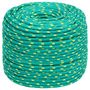 Voir la diapositive 2 : VIDAXL Corde de bateau Vert 8 mm 50 m Polypropylene