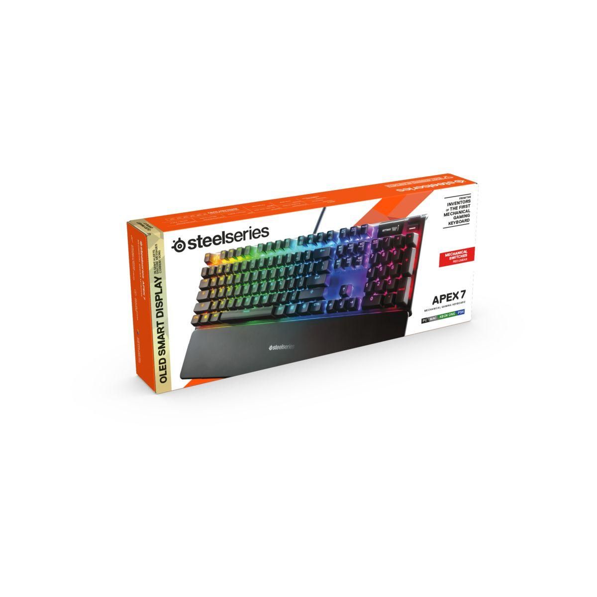 STEEL SERIES Clavier gamer APEX 7 RED SWITCH