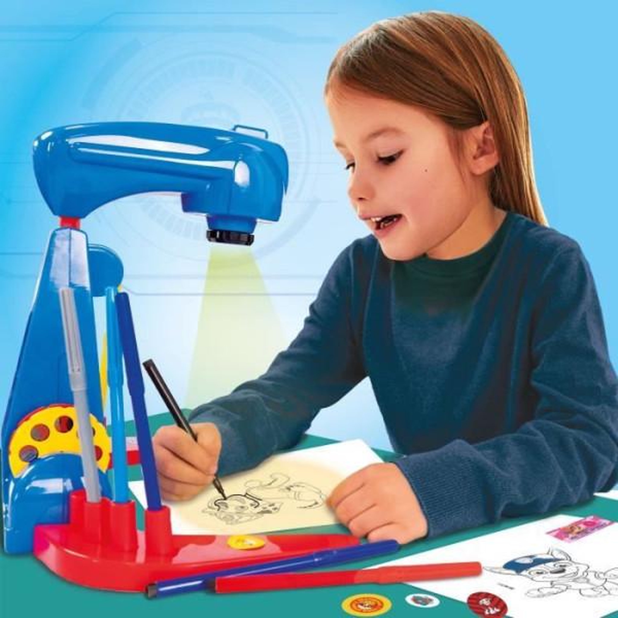 Voir la diapositive 3 : LISCIANI GIOCHI Projecteur de dessins - liscianigiochi - pat'patrouille - accessoires inclus, modeles pat' patrouille
