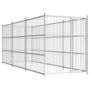 Voir la diapositive 1 : VIDAXL Chenil d'exterieur pour chiens 450 x 150 x 185 cm