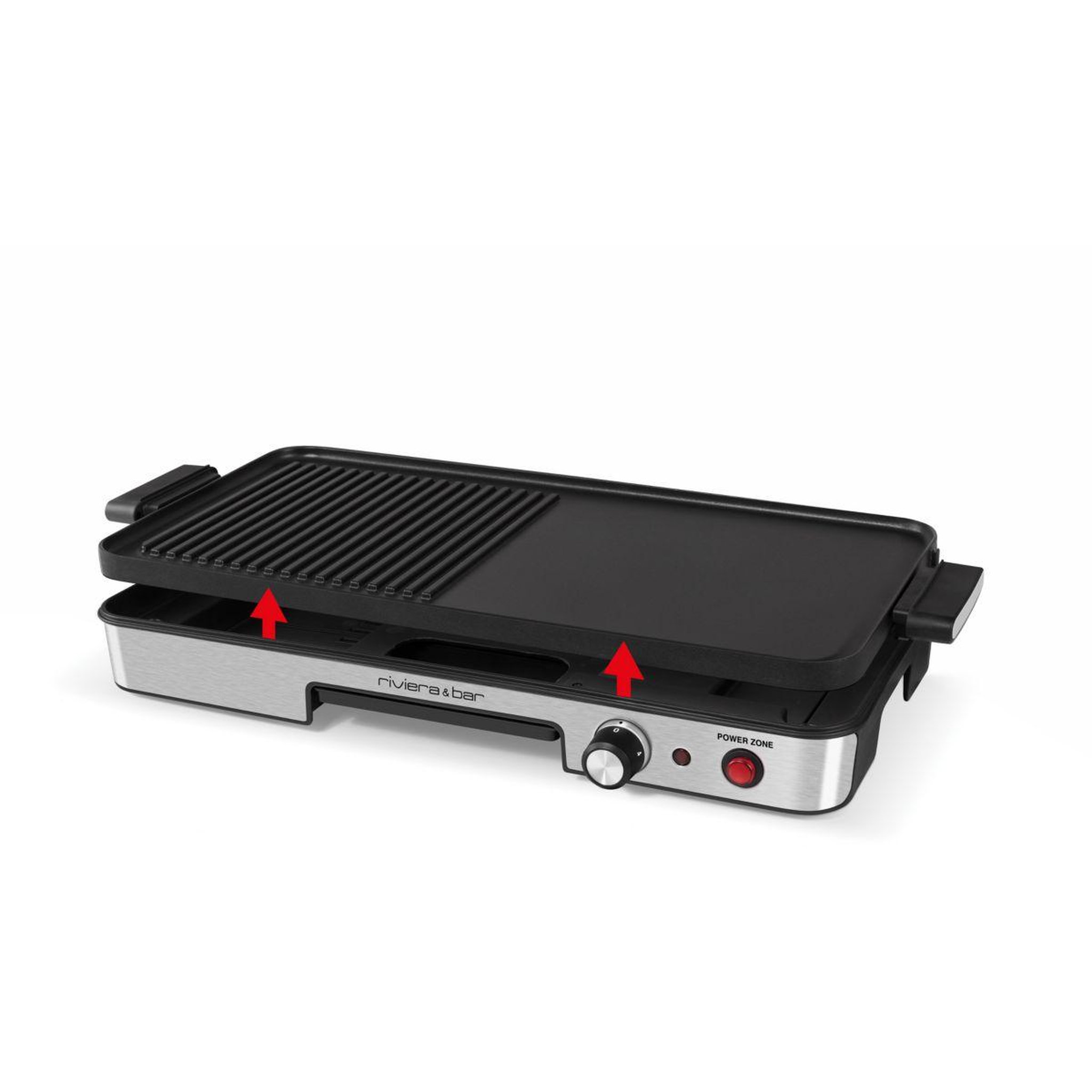 Voir la diapositive 3 : Riviera & Bar Plancha électrique qpl365 power zone à poser, 50x25 cm