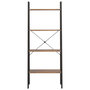 Voir la diapositive 3 : VIDAXL Etagere sur pied 4 niveaux Marron fonce et noir 56x35x140 cm