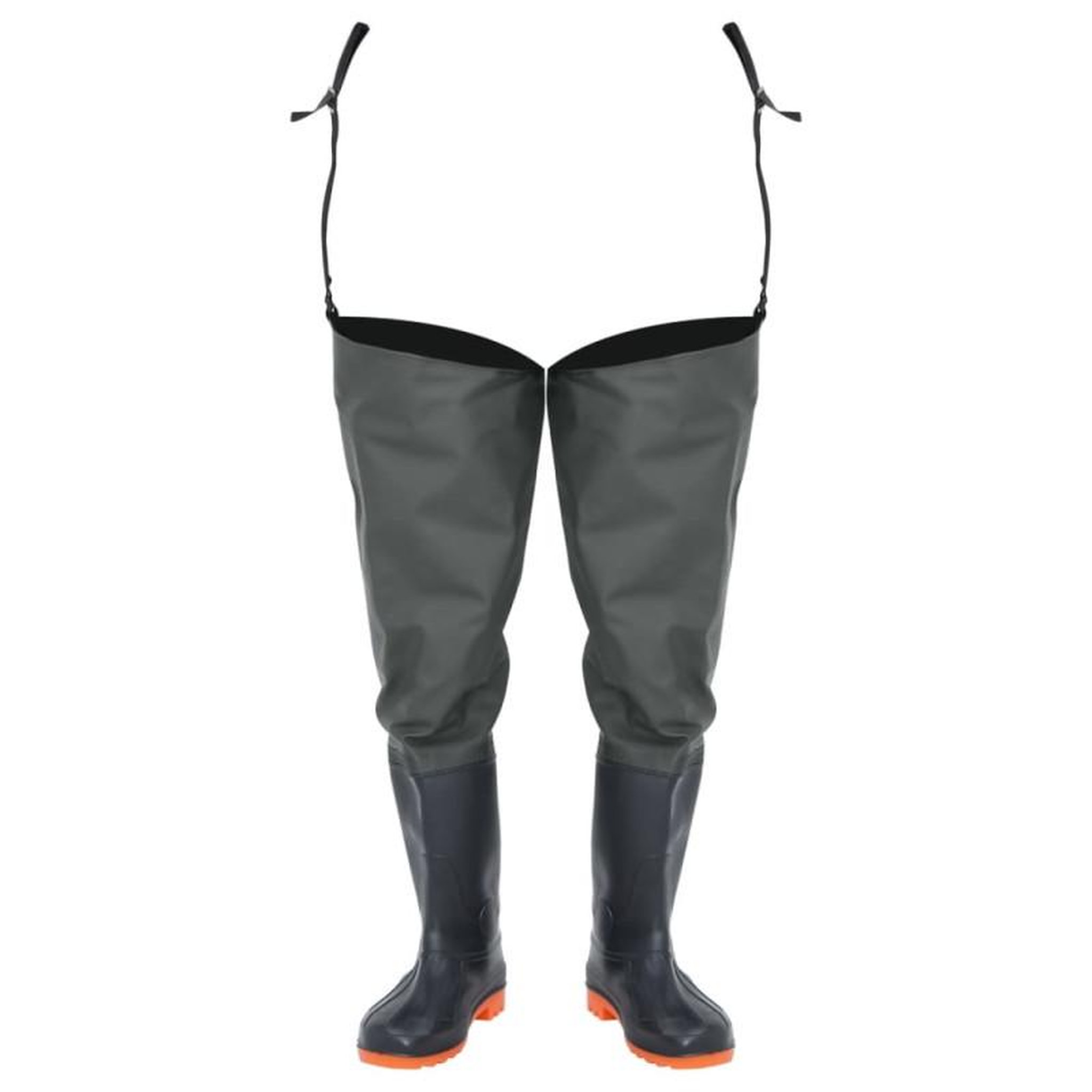 Voir la diapositive 2 : VIDAXL Cuissardes vert foncé taille 43