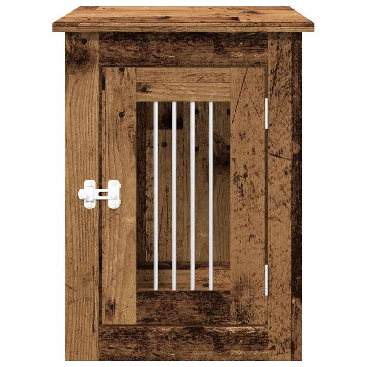 VIDAXL Meuble de cage chien vieux bois 45x62x59 cm bois d'ingenierie