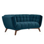 Voir la diapositive 6 : Rendez vous déco Canapé 3 places en velours vert foncé - Mona